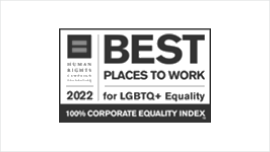 Award for best places to work for LGBTQ+ Equality